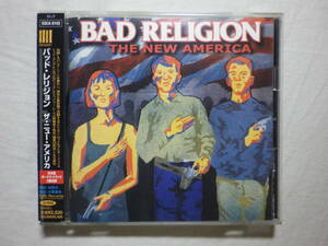 『Bad Religion/The New America+2(2000)』(2000年発売,ESCA-8152,国内盤帯付,歌詞対訳付,I Love My Computer,メロコア,Punk)