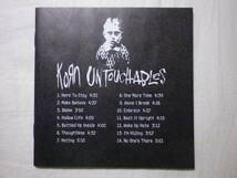 『Korn/Untouchables+1(2002)』(2002年発売,EICP-80,国内盤帯付,歌詞対訳付,Here To Stay,Make Believe,Thoughtless)_画像5
