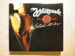 DVD付2枚組仕様 『Whitesnake/Slide It In～Deluxe Edition(2009)』(EMI 50999 698122 2 4,EU盤,歌詞付,Digipak,David Coverdale)