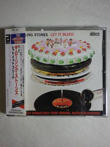 リマスター盤 『The Rolling Stones/Let It Bleed(1969)』(1997年発売,POCD-1971,廃盤,国内盤帯付,歌詞対訳付,Gimmie Shelter)