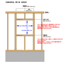 アルミサッシ YKK 装飾窓 フレミング 横滑り出し窓 W405×H370 （03603） 複層_画像6