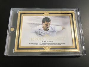 ゼドリックソアレス UNIQUE 1of1 AUTOGRAPH futera unique soccer CEDRIC SOARES HEROES アーセナル 直筆サイン オンカード