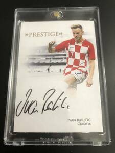 PRA03 11/12 イヴァンラキティッチ futera unique soccer AUTOGRAPH CROATIA IVAN RAKITIC 直筆サイン オンカード