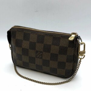 1円～/LOUIS VUITTON/ルイヴィトン/アクセソワール/ダミエ/FL3048/ポーチ/ミニポシェット/ハンドバッグ/バッグ/レディース/H024