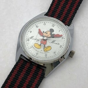 1円～/SEIKO/セイコー/5000-7000/Disney/ディズニー/ディズニータイム/ミッキーマウス/3針/ラウンド/手巻き/腕時計/稼動品/ジャンク/T140