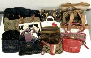 1円～/COACH/Burberry/Samantha Vega/MICHAEL KORS/etc.../20点まとめ/レディース/ブランド/バッグ/ジャンク/HM022