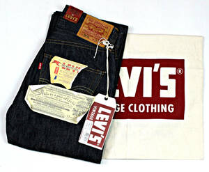 未使用 USA製 リーバイス 501XX 1947 LVC ビンテージ復刻モデル 赤ミミ ビッグE 米国製 W28 LEVI'S VINTAGE CLOTHING