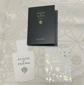 新品 送料無料 アクア ディ パルマ シグネチャー ザッフェ ラーノ オーデパルファム 1.5ml サンプル 香水 AQUA DI PARMA