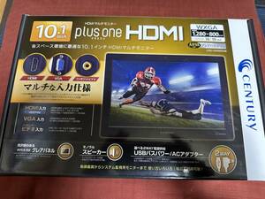 【中古・ほぼ未使用】センチュリー century LCD-10000VH6 10.1インチ HDMIマルチモニター【送料無料】