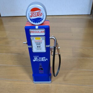 *PEPSI* Pepsi-Cola gasoline stand made of metal savings box America antique miscellaneous goods PEPSI