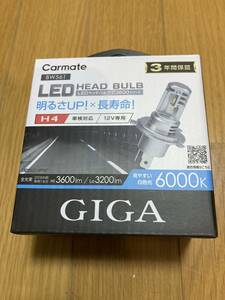 GIGA LEDヘッドバルブ　C3600 H4(Hi/Lo切替)