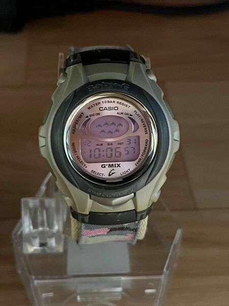 CASIO G-SHOCK baby-G 希少 G-MIX 電池交換済み 迷彩柄 カシオ Gショック レディース腕時計
