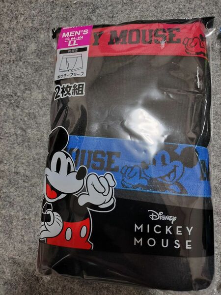 【ボクサーブリーフ LL】 下着 Disney ミッキーマウス　2枚組　ブリーフ　ミッキー