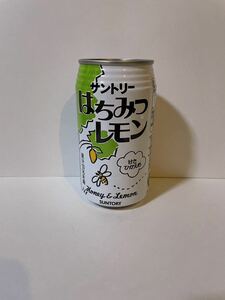 空缶 昭和レトロ サントリー はちみつレモン 1991年製造 レトロ缶 空き缶 当時物 旧車 ブリパイ レトロ