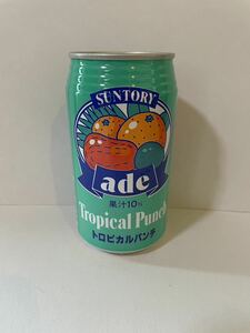 空缶 昭和レトロ サントリー トロピカルパンチ 1989年製造 レトロ缶 空き缶 当時物 旧車 ブリパイ レトロ