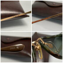 ケース付★B&L RAY-BANボシュロムレイバンHARRISBURG Ⅱハリスバーグ 大理石柄マーブル×ゴールド/G-15 USA製サングラス ボストンVINTAGE_画像6