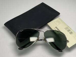 限定★B&L RAY-BANボシュロムレイバン Metal 2 メタル Silver/G-15シルバー 62mm GTO反町隆史 鬼塚VINTAGEサングラス USA製 W3131