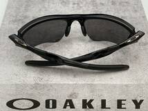 偏光★OAKLEYオークリーHALF JACKET2.0ハーフジャケット 黒ブラック/POLARIZEDミラーレンズ アジアンフィット USA製サングラス ケース付_画像10