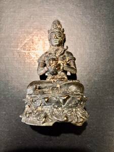 仏像 仏教美術 古銅 時代物 東洋佛 　中国　骨董品 古美術品 b11901