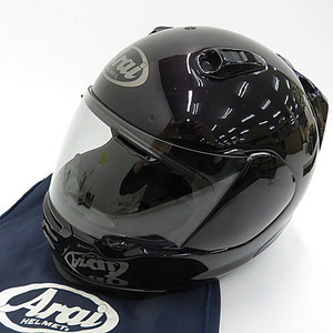 【格安】1,000円～ Arai アライ RAPIDE-IR フルフェイスヘルメット ブラック系 サイズS バイク オートバイ [M4479] 