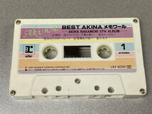 【カセットテープ】中森明菜 メモワール BEST AKINA　LKF-8090　★フォト・カード付　ベストアルバム　1983年 当時もの 現状品_画像7