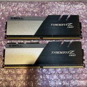 G.SKILL DDR4-3600 16GBx2 32GB TRIDENT Z NEO RGB PC4-28800 F4-3600C16D-32GTZNC