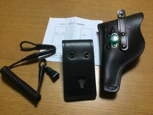 日本警察　分離型ホルスター　カールランヤードコード　新品未使用