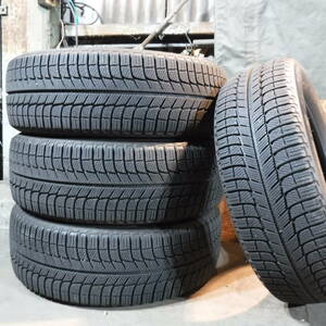 8分山 品質良し 19年製 X-ICE 3 PLUS エックスアイス 225/60R17 MICHELIN(ミシュラン) 愛知手渡し,交換可 個人宅配送不可 中古4本 887-86