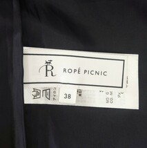 【美品】ロペピクニック*深めVネックジャンパースカート*黒ブラック*38Mサイズ_画像3