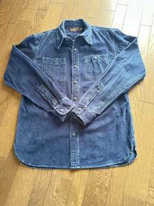 RRL インディゴコーディロイワークシャツ サイズM 美Used品