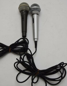 DYNAMIC MICROPHONE マイク ダイナミックマイクロホン HM-700B UD-240S 2本 ジャンク