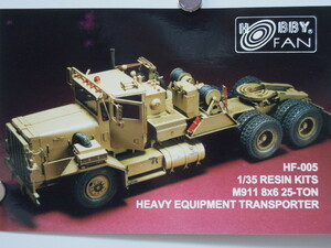 HOBBY FAN 1/35 M911 8X6 C-HET and TALBERT 64t Trailer