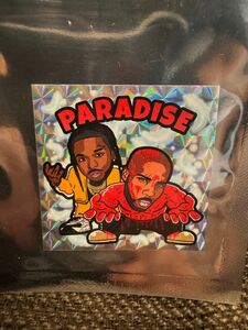 激レア　未使用品　paradise ラップリマンシール　rapmade