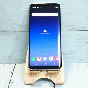 au Galaxy S8 SCV36 コーラルブルー 本体 白ロム SIMロック解除済み SIMフリー 940533