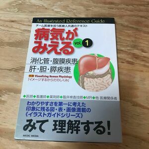 美品　病気がみえる　vol.1 消化管　腹膜疾患　肝・胆・膵疾患　第1版 医療情報科学研究所　メディックメディア