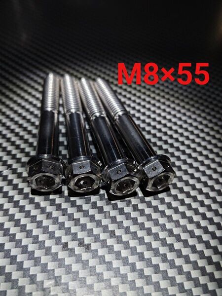 M8×55㎜ P1.25 64チタン デュアルフランジボルト 4本