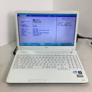 ※☆NEC Lavie G/GL20CJ5AR ノートPC Celeron P4600 2.00GHz 4GB【BIOS確認/現状渡し】