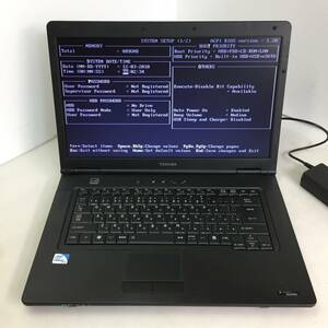 ※即決☆TOSHIBA dynabook Satellite L36 220C/HD PSL3622CEM781 ノートPC Celeron 900 2.20GHz 4GB【BIOS確認/現状渡し】