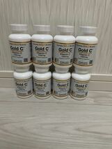 定価6,000円　　ビタミンC California Gold Nutrition, Gold C（ゴールドC）USPグレードビタミンC 1,000mg ベジカプセル60粒　8個_画像1