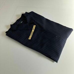 UNIQLO 濃紺ストライプ　XL 中古品