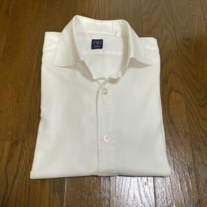BEAMS F short sleeves shirt L size white 