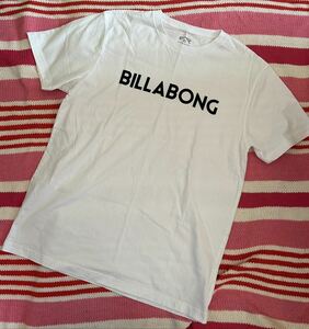 ◆美品◆ BILLABONGビラボン ロゴTシャツ レギュラーフィット◆ホワイト Lサイズ◆