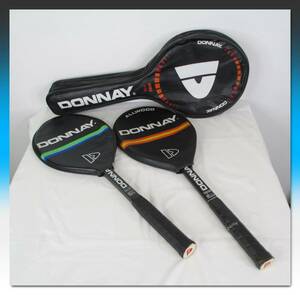 D-2【中古】 DONNAY ドネー　BORG PRO ボルグモデル ウッドラケット　ベルギー製　オールウッドテニスラケット