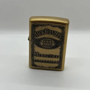 ZIPPO:ジッポー Jack Daniel/ジャックダニエル プレート貼り2001年製
