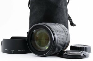 Nikon AF-S DX NIKKOR 18-105mm f/3.5-5.6G ED VR [未使用に近い美品] HB-32 フード ポーチ付き 高倍率標準ズーム