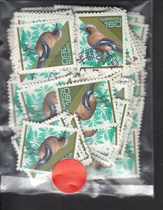 〒435-27　B普通切手　日本の自然　カケス　 使用済 　200枚　