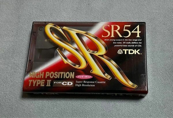 未開封　TDK カセットテープ ハイポジション SR54 