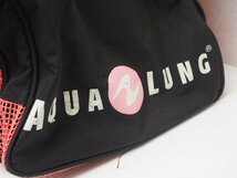 USED AQUALUNG アクアラング アクアメッシュバッグ ピンク 70x38x32cm スキューバダイビング用品 [3F-57203]_画像3