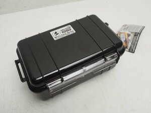 未使用 PELICAN 1050 CASE ペリカンケース マイクロケース カラー:ブラック 外寸:20.3x12.9x7.9cm [1050] ケース用品[3FW-57218]