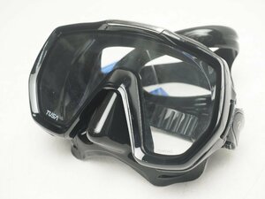 新品 TUSA ツサ Freedom ELITE マスク M1003QB ダイビングマスク 2眼 ブラックシリコン カラー:BK ケース付 取扱説明書付 [3FX-57237]